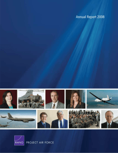 Annual Report 2008 PROJECT AIR FORCE