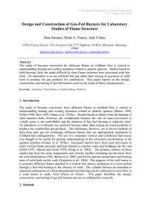 Design and Construction of Gas-Fed Burners for Laboratory