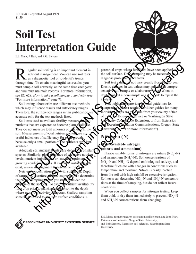 R Soil Test Interpretation Guide
