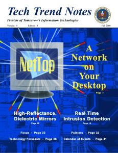 Tech Trend Notes High-Reflect ance, Real T