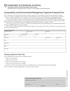 Sustainability and Environmental Management (SEM) Program