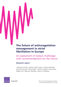 The future of anticoagulation management in atrial fibrillation in Europe