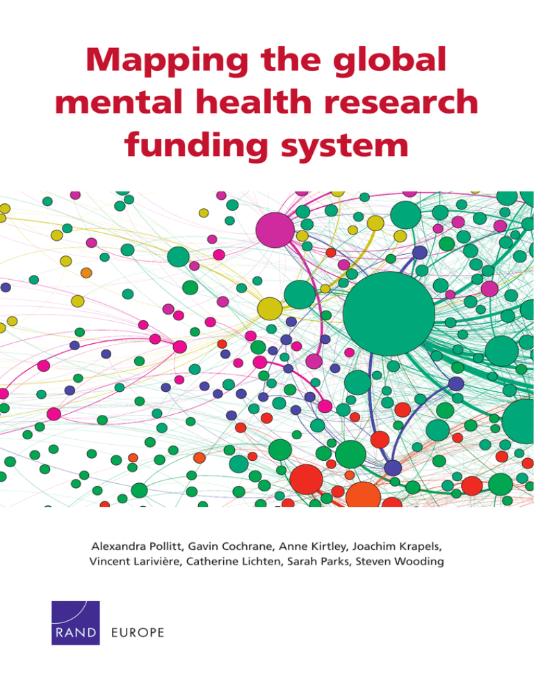 mental health phd funding