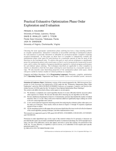 Practical Exhaustive Optimization Phase Order Exploration and Evaluation