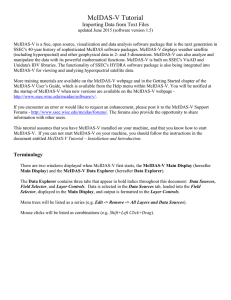 McIDAS-V Tutorial Importing Data from Text Files