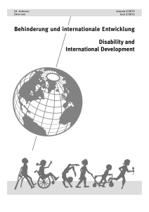 Behinderung und internationale Entwicklung Disability and International Development 24. J