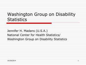Washington Group on Disability Statistics