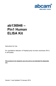 ab136946 – Pin1 Human ELISA Kit