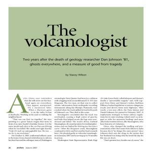 volcanologist The