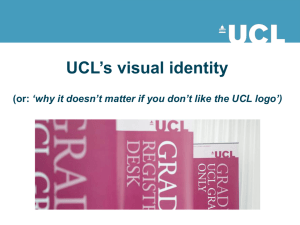 UCL’s visual identity (or: