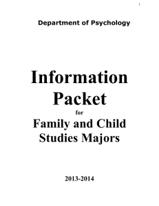 Information Packet  Family and Child