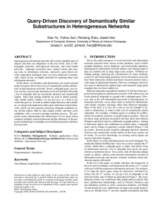 Query-Driven Discovery of Semantically Similar Substructures in Heterogeneous Networks
