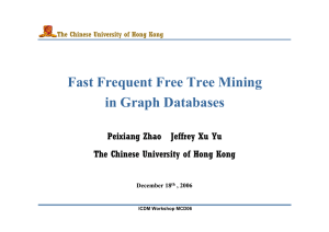 Fast Frequent Free Tree Mining in Graph Databases