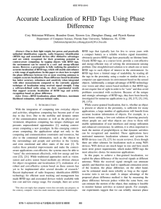 Accurate Localization of RFID Tags Using Phase Difference