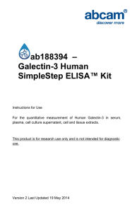 ab188394  – Galectin-3 Human SimpleStep ELISA™ Kit
