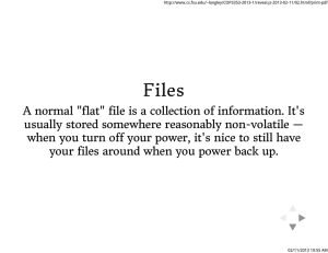 Files