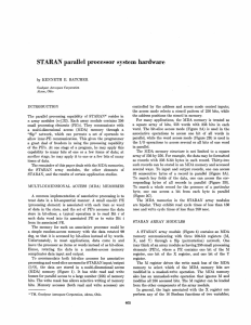 ST ARAN parallel processor system hardware