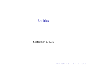 Utilities September 8, 2015