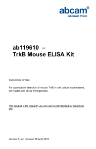 ab119610  – TrkB Mouse ELISA Kit