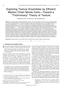 Exploring Texture Ensembles by Efficient Markov Chain Monte CarloÐToward a
