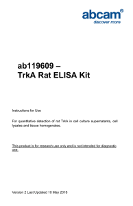 ab119609 – TrkA Rat ELISA Kit