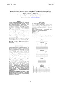 Segmentation of Medical Images using Fuzzy Mathematical Morphology