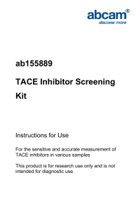 ab155889 TACE Inhibitor Screening Kit Instructions for Use