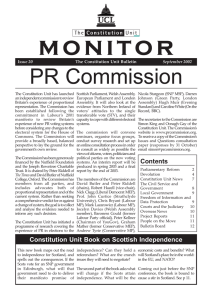 m o n i t o r PR Commission Issue 20 September 2002
