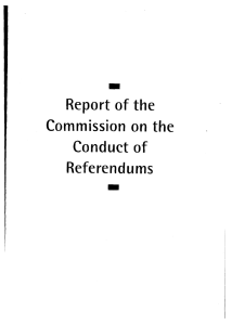 o f Report the Commission on the