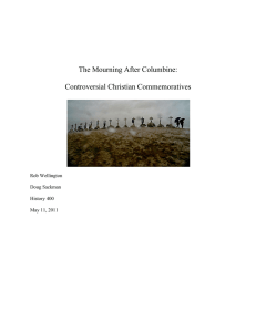 The Mourning After Columbine: Controversial Christian Commemoratives  