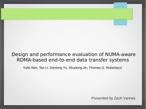 Design and performance evaluation of NUMA-aware RDMA-based end-to-end data transfer systems