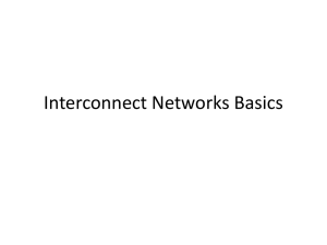 Interconnect Networks Basics