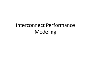 Interconnect Performance Modeling