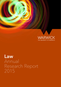 Law Annual Research Report 2015