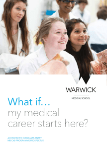 What if… my medical career starts here? MEDICAL SCHOOL