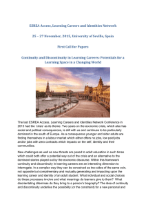 ESREA Access, Learning Careers and Identities Network