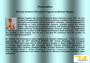 Presentation National Science Fellowship Program by Michael Heppler