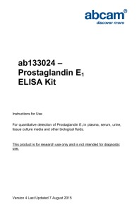 ab133024 – Prostaglandin E ELISA Kit 1