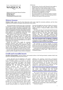 History lessons: what the world’s financial crises taught us »