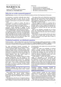 Why do we write research papers? » Technical analysis: an obstinate passion