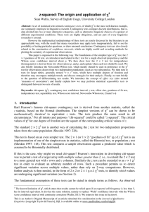 z χχχχ Sean Wallis, Survey of English Usage, University College London