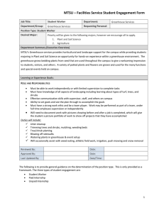 MTSU – Facilities Service Student Engagement Form 