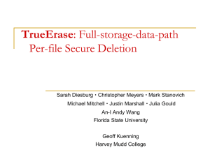 TrueErase Per-file Secure Deletion