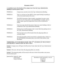 Resolution 16-09-F  Building to the Recreation Center.