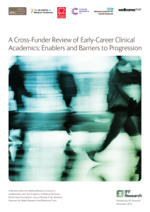A Cross-Funder Review of Early-Career Clinical