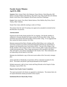 Faculty Senate Minutes April 24, 2006