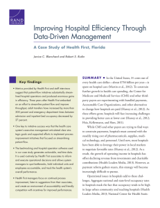 Improving Hospital Efficiency Through Data-Driven Management