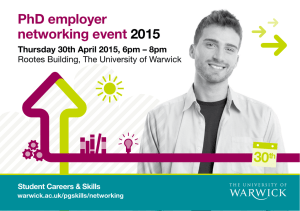 30 PhD employer networking event 2015