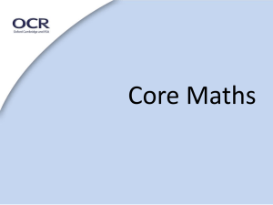 Core Maths