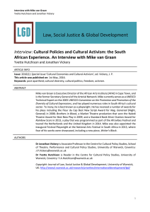 Law, Social Justice &amp; Global Development  Interview